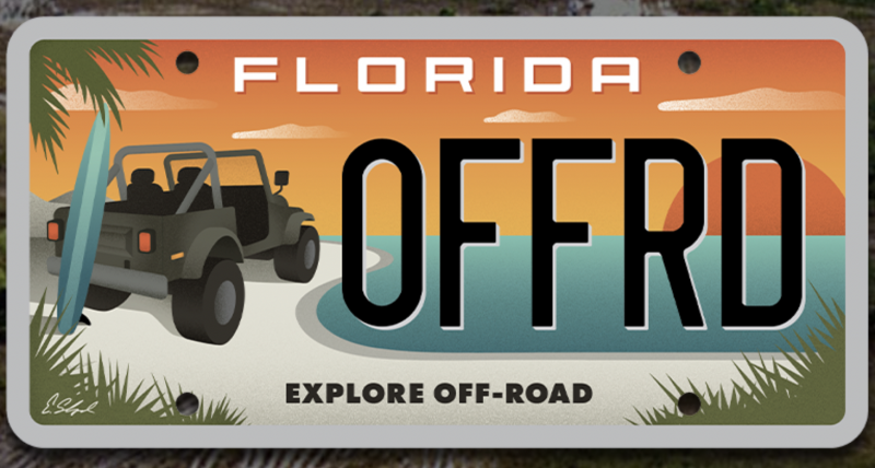 Explore Off-Road Specialty Plate